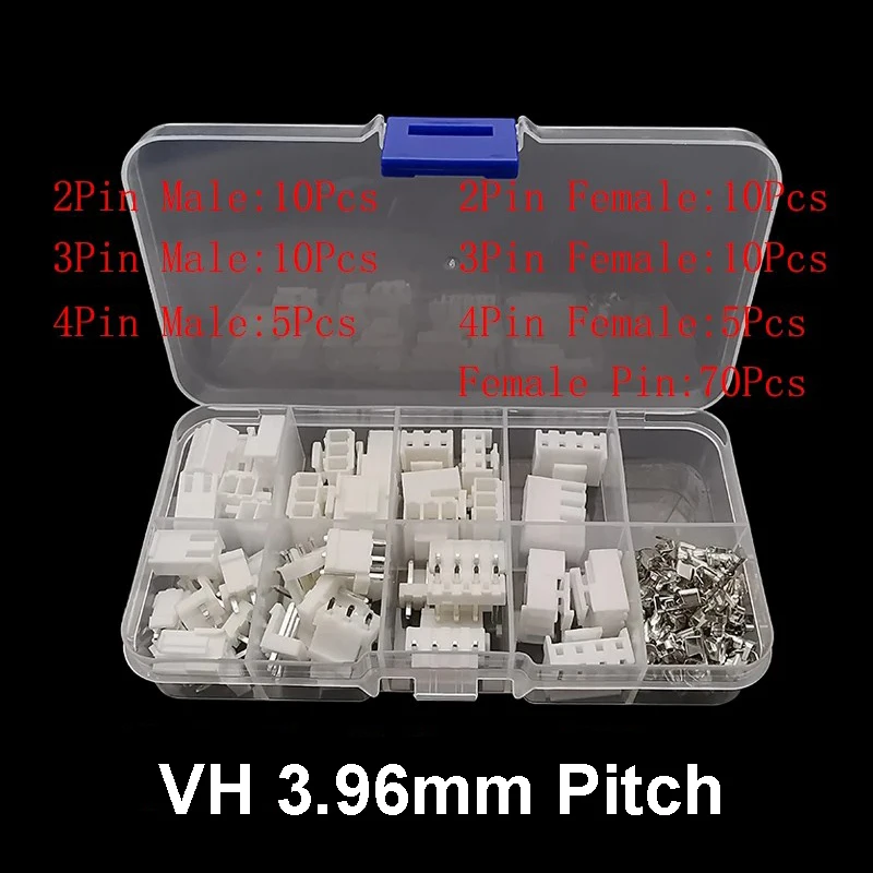 1 Box SH 1,0 MM/JST 1,25 mm/ZH 1,5 mm/PH 2,0 mm/XH2,54 mm/VH 3,96 mm Stecker Buchse Gehäuse Crimp Terminal Connector Kit