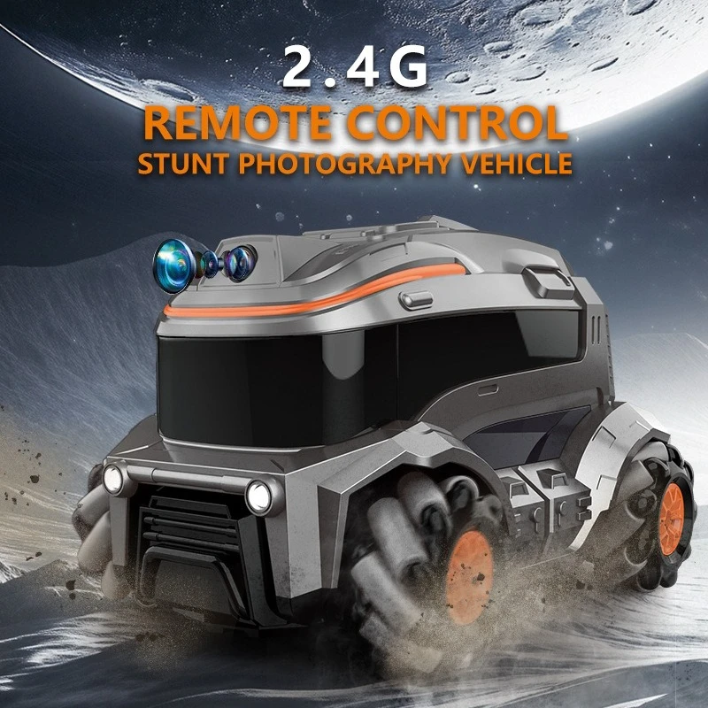 2.4G remote control camera car high-resolution video car side stunt car toy boy