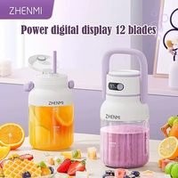 Mi Portable Juicer Electric 1L Large Capacity Juice Cup USB Charging Fruit Blender Fresh Separator Press Machine Send A Straw