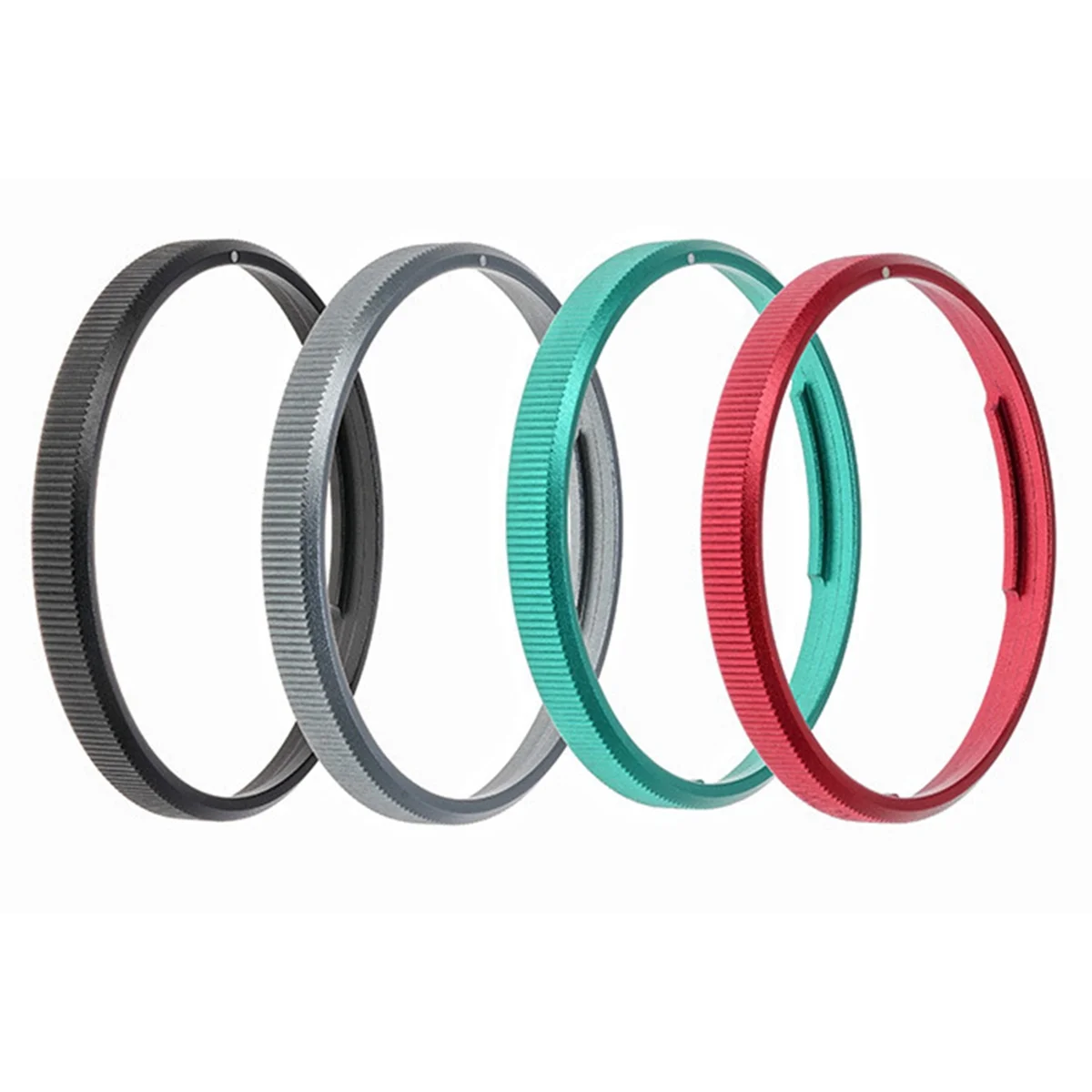 حلقة عدسة الكاميرا TCE لكاميرا III GR3X/GR3 HDF من سبائك الألومنيوم وغطاء حلقي للزينة باللون الرمادي #3