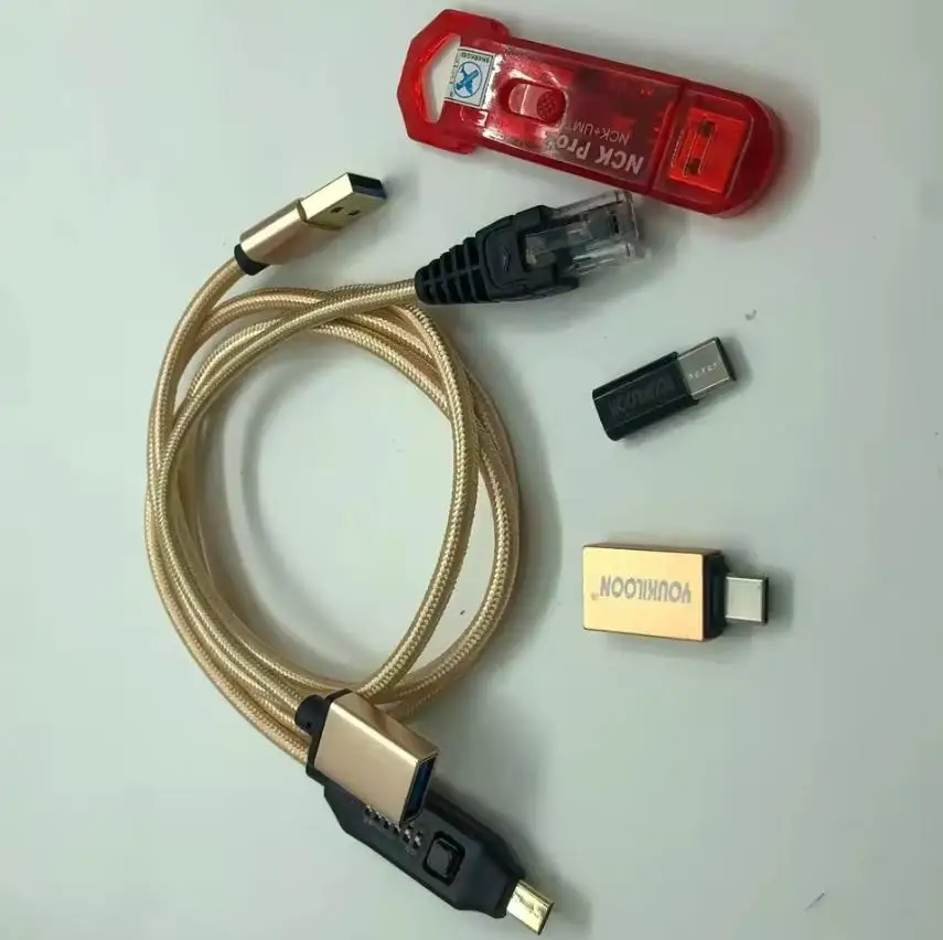 New Nck Pro 2 Dongle Key (Nck + Umt ) 2in 1 + Umf All Boot Cable with  Smart Card and One Year Activation Tool