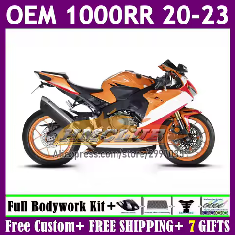 Repsol white Injection Fairing For HONDA CBR 1000RR 1000CC 20 21 22 24No.7 CBR 1000 CBR1000 RR CC CBR1000RR 2020 2021 2022 Body