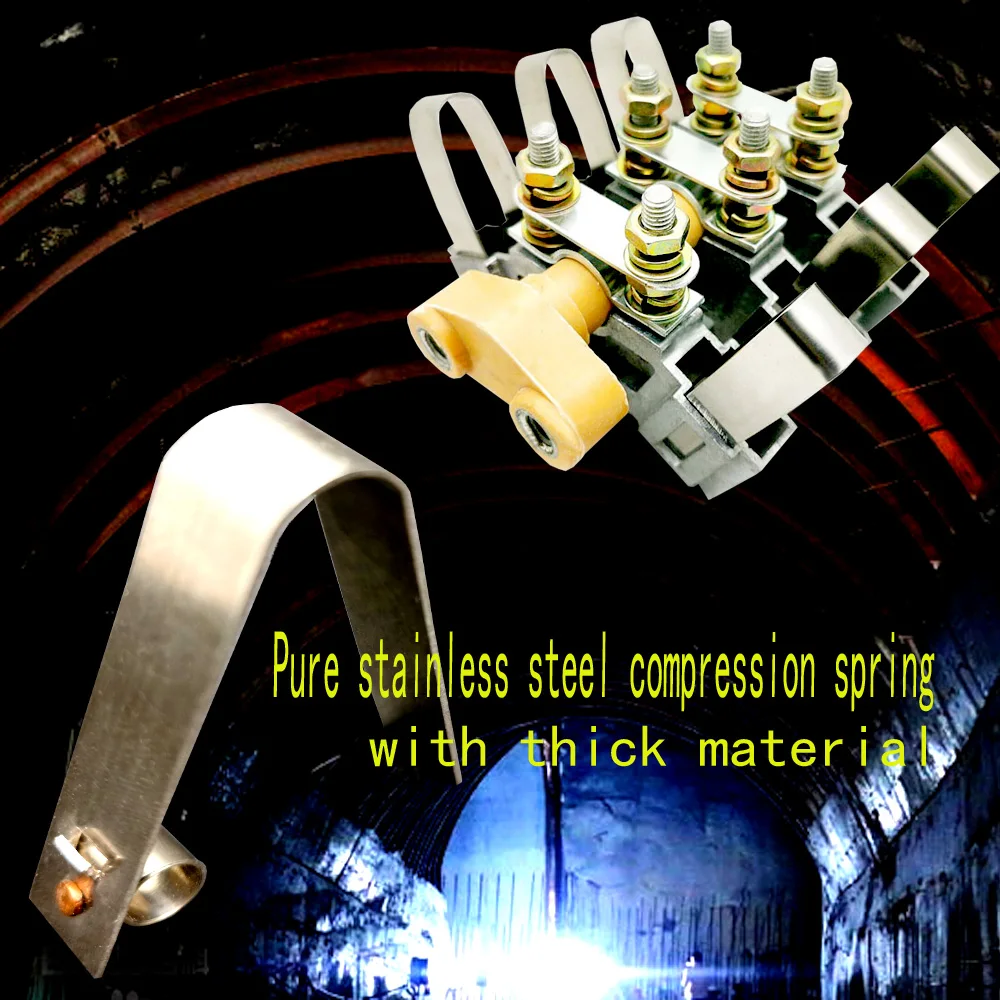 Imagem -04 - Meimrshly-mola de Pressão Constante em para Siemens Gerador Suporte da Escova do Motor dc 12x38 mm Pacote de Pcs Aço Inoxidável