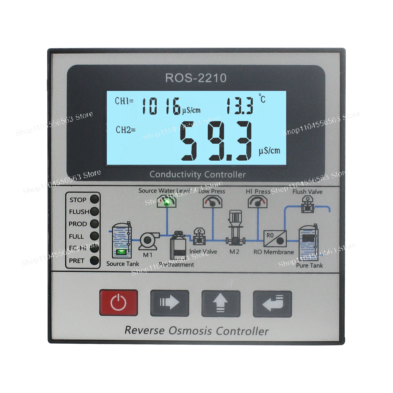 Онлайн-контроллер Water Ro Sing Stage Контроллер системы Ro и проводимость с датчиком для системы очистки воды системы RO