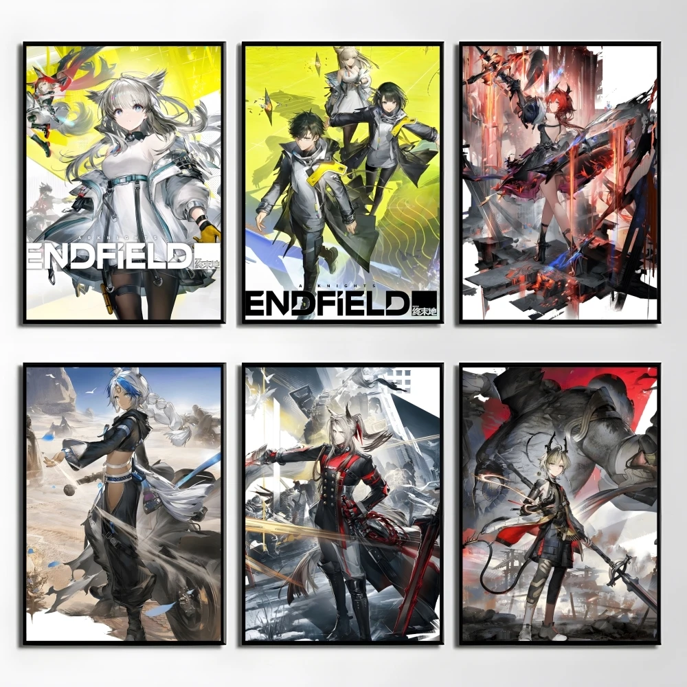 

Video Game A-Arknights Endfield Poster Elegant And Affordable Wall Art Stickers For Dormitory Living Room And Bedroom Spaces
