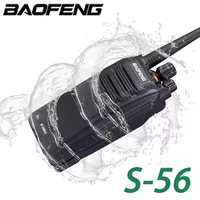 Baofeng S-56 IP67 Dual Band Waterproof Walkie Talkie 10W High Power Long Range Portable HF Transceiver FM UHF Hunting Ham Radio