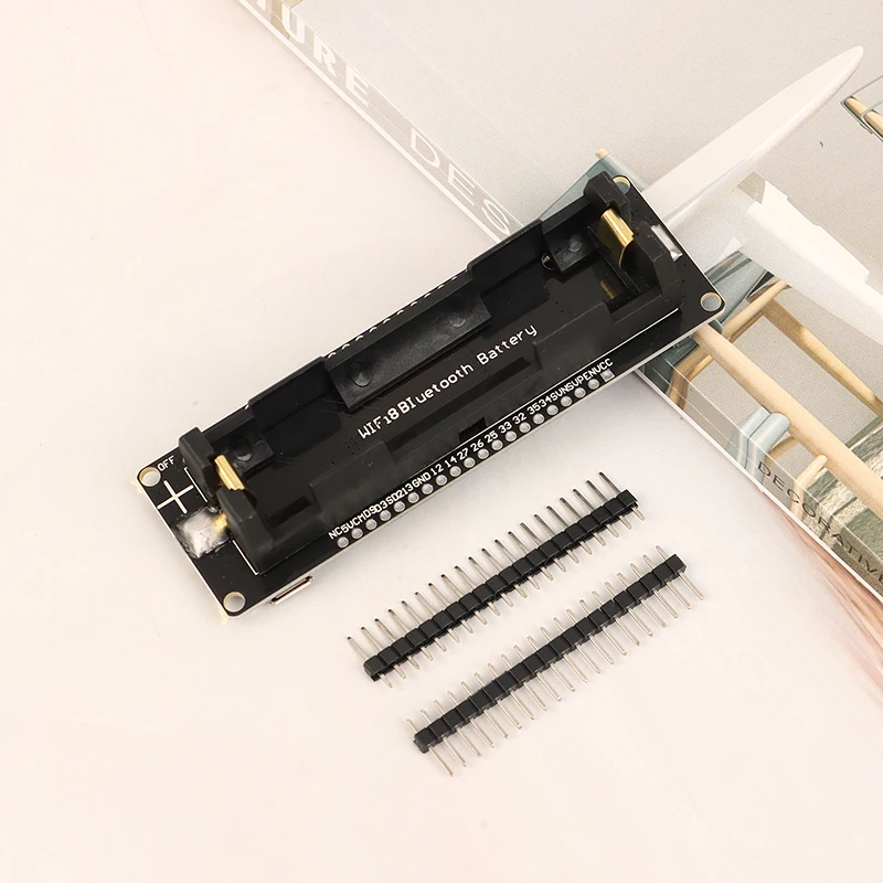 ‌WEMOS D1 ESP32-S3 WiFi & Bluetooth IoT Development Board – Battery-Powered ESP32 Module With 18650 LiPo Charger, 3.3V-5V Output