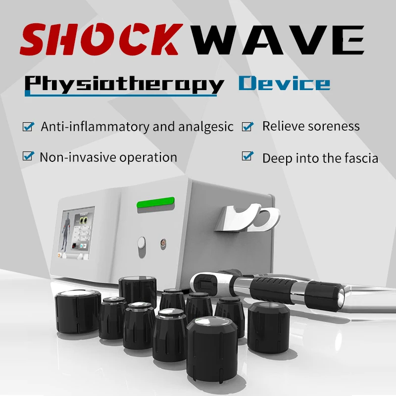 ESWT Professional shockwave therapy machine 10 bar for sports injury ankle wrist pain relief with Erectile dysfunction Penumatic