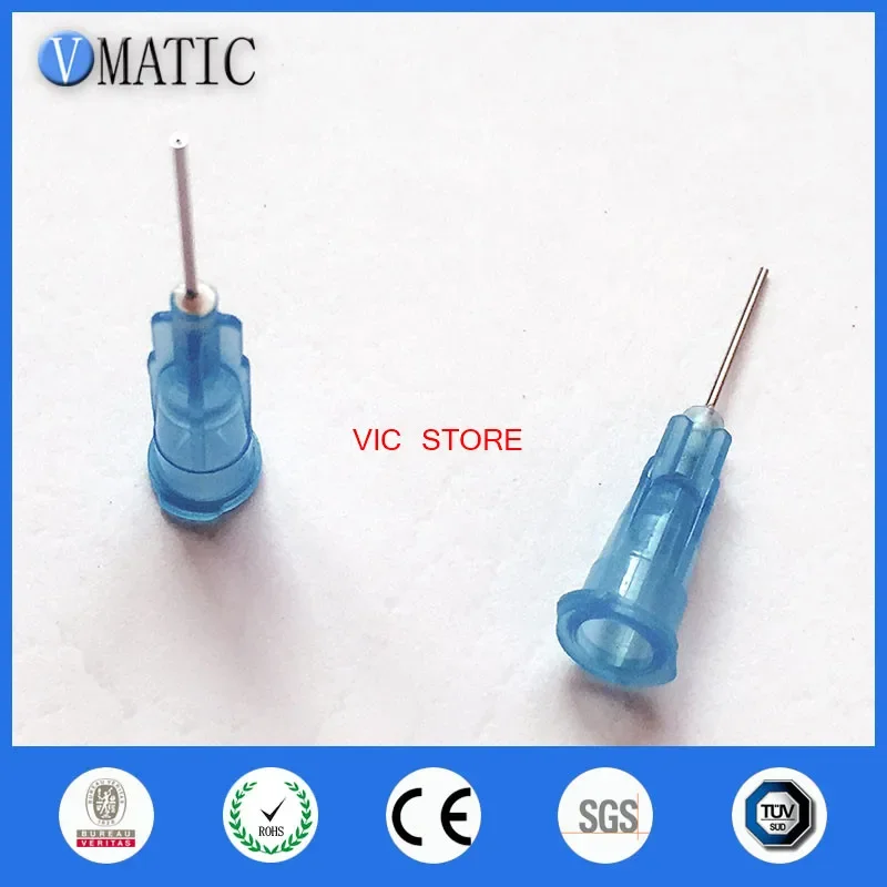 

Free Shipping 100Pcs 23G Quality Pinhead For Dispensing Machine Syringe Needle Metal Pinhead Glue Dispenser Needle Tip 1/2 Inch