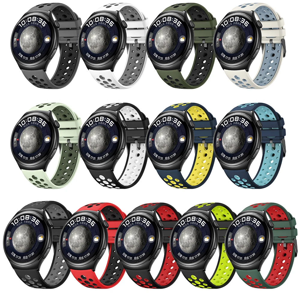 Huawei Watch用ソフトシリコンバンド,オリジナルのスポーツストラップ,Huawei gt 3, 2 buds,究極,4, 3 pro,46mm, 22mm