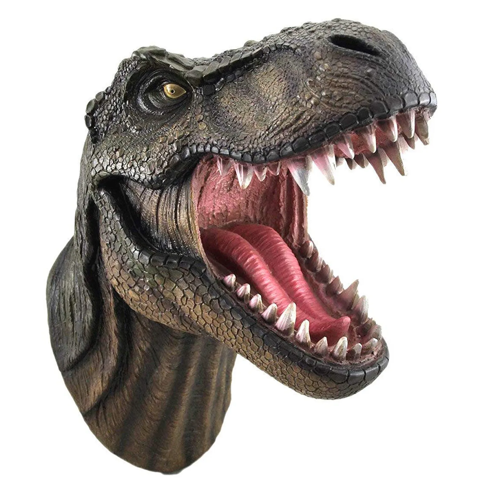 

Wall Mounted Dinosaur Sculpture Wall Art Life Like Wall Bursting Dinosaur Bust Birthday Decoration 2024 Room Decoration Party