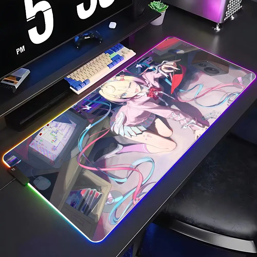 NEEDY GIRL OVERDOSE Mouse Pad Keyboard Cover Desk-mat Colorful Surface Multi-size World Computer Gamer