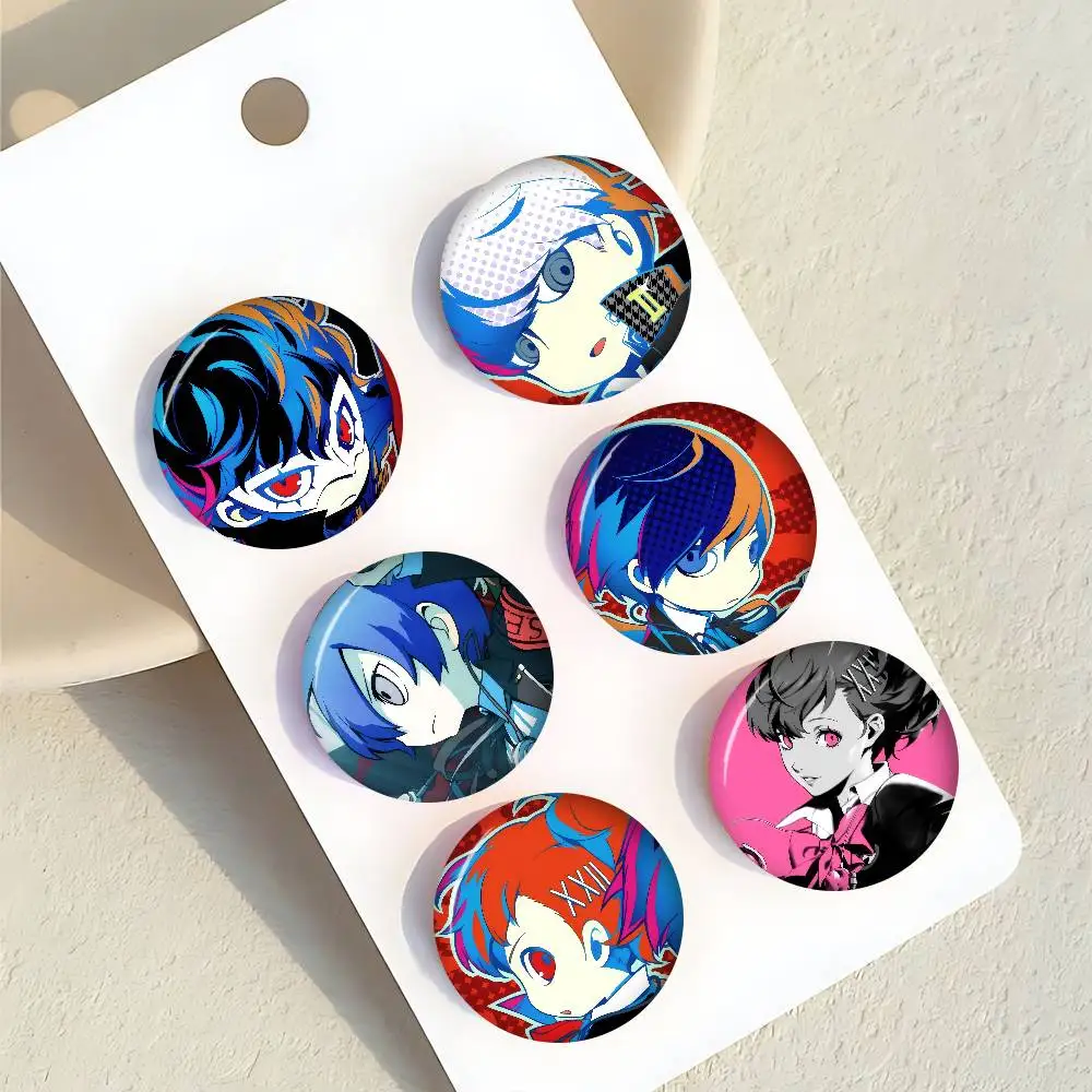 Cartoon Persona 3 Spiel Niedliche Serie Anstecknadeln Lustige Abzeichen Interessante Cartoon-Tier-Broschen Rucksack Kleidung Geschenk Accessoire