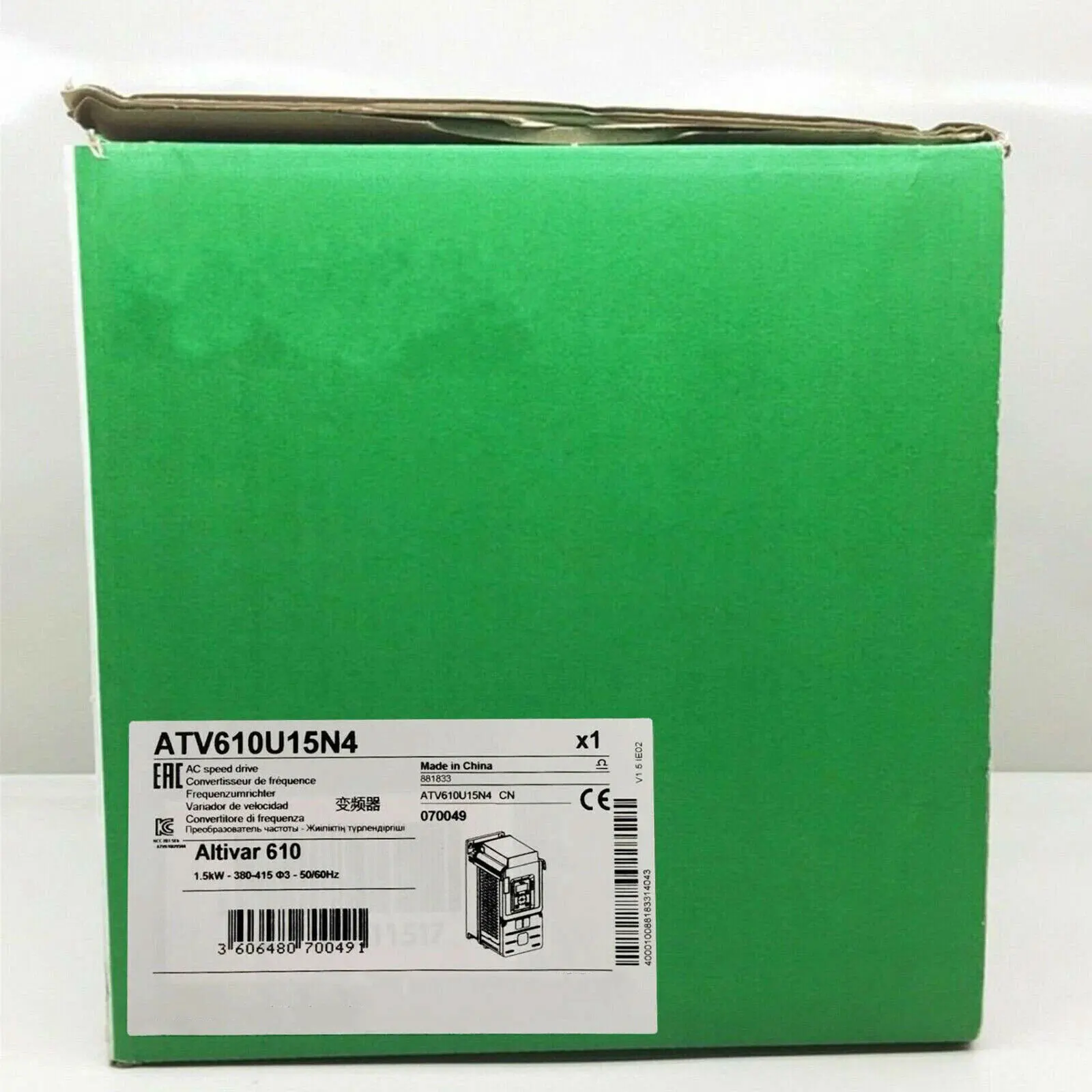 

100% New Genuine ATV610U07N4Z ATV610U15N4Z ATV610U22N4Z ATV610U30N4Z frequency inverter