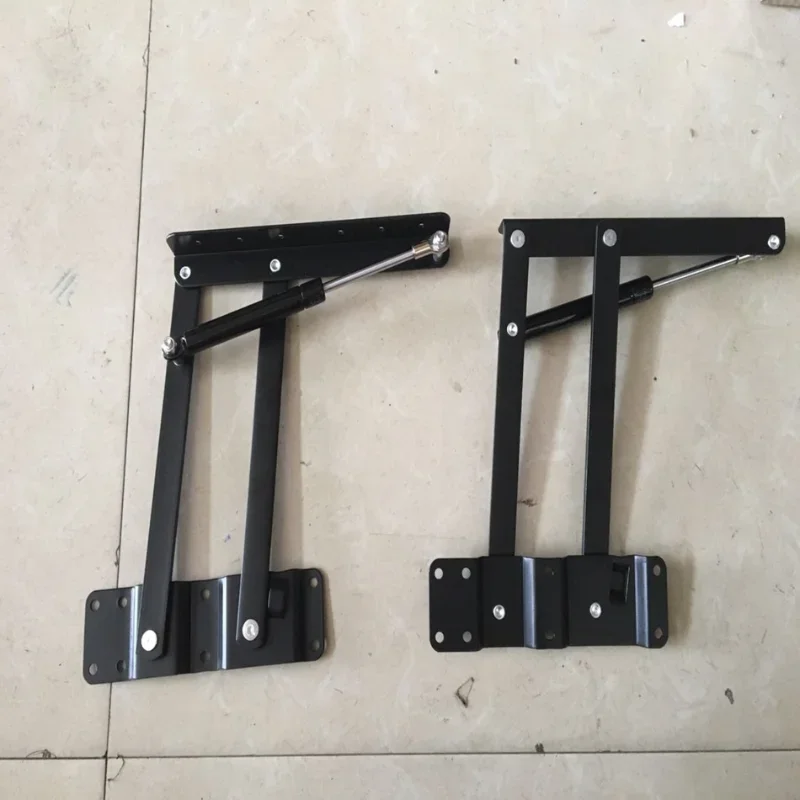 2PCS Smart Home Hardware Accessories, Coffee Table Folding Lifting Bracket with Hydraulic, Multi-functional Support Frame