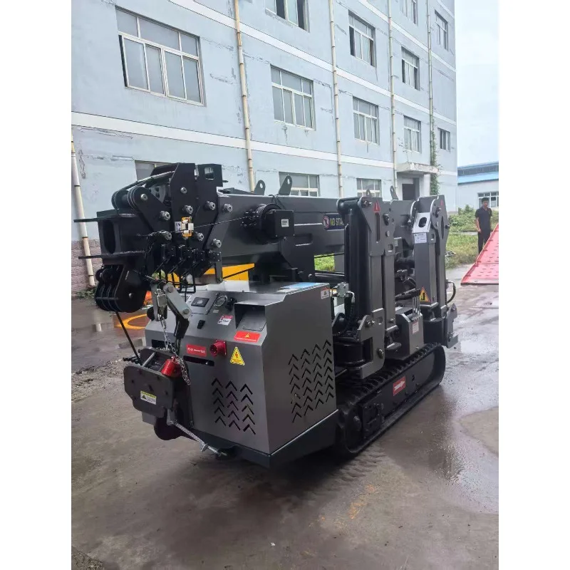 انخفاض التكلفة العنكبوت كرين منصة الرفع المحمولة الكهربائية رافعة العنكبوت البناء بناء باستخدام الزاحف رافعة عنكبوت صغيرة لنا