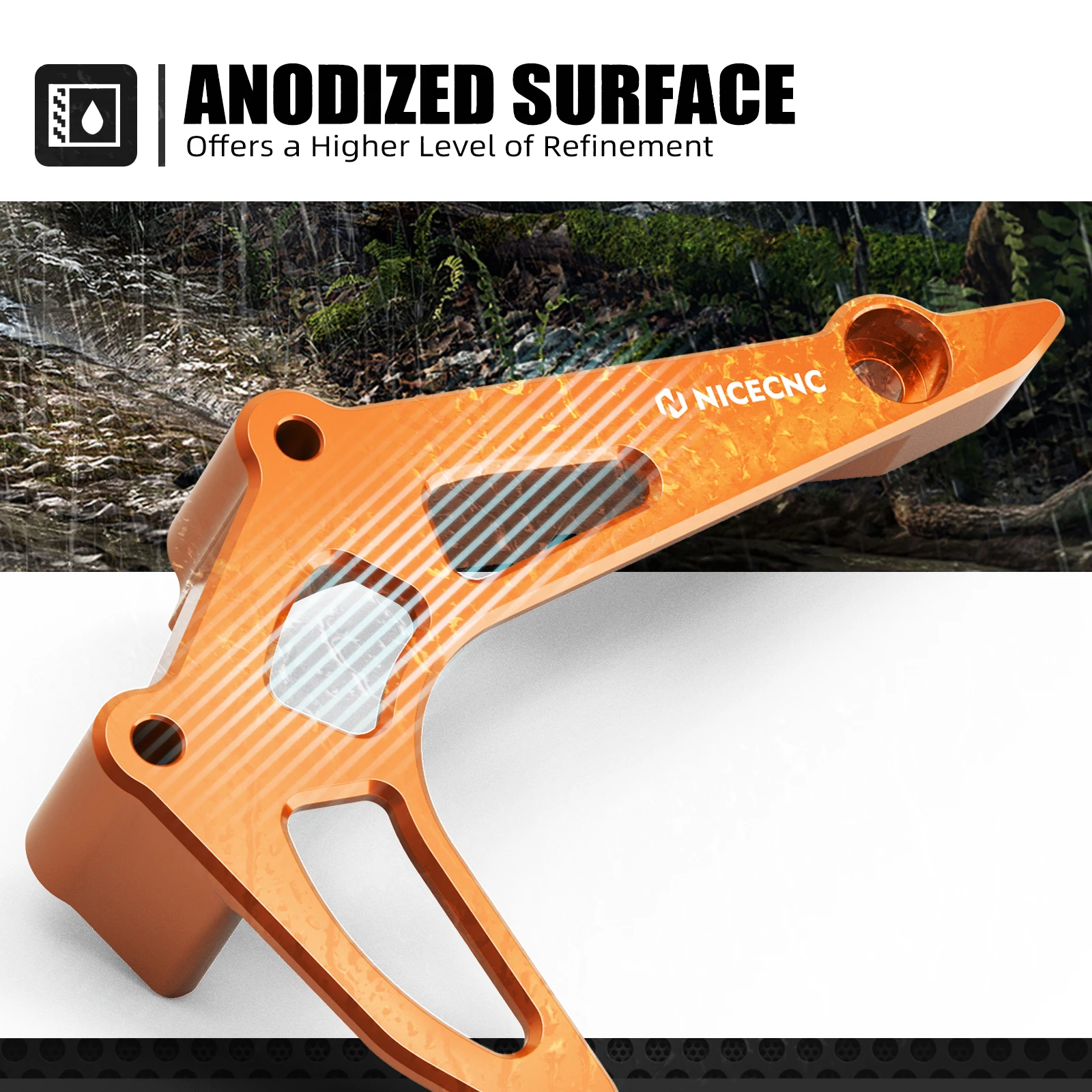 NICECNC Case Saver Chain Guard Sprocket Cover For KTM 690 Enduro R & SMC R 2009-2023 Husqvarna 701 Enduro & SM GasGas 700 SM/E