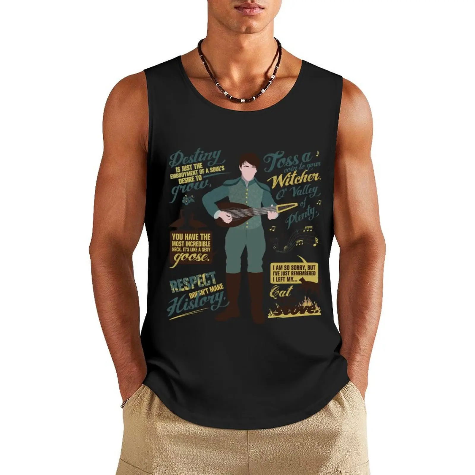

Toss a Coin To Your Witcher Tank Top t-shirt gym man running shirt underwear