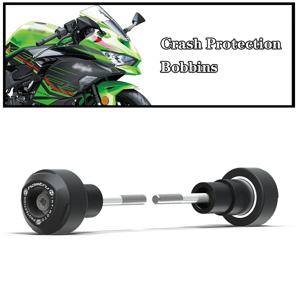 

Motorcycle Falling Protection Frame Slider Fairing Guard Crash Pad Protector For Kawasaki ZX4R ZX4RR ZX-4R ZX-4RR 2023-2025