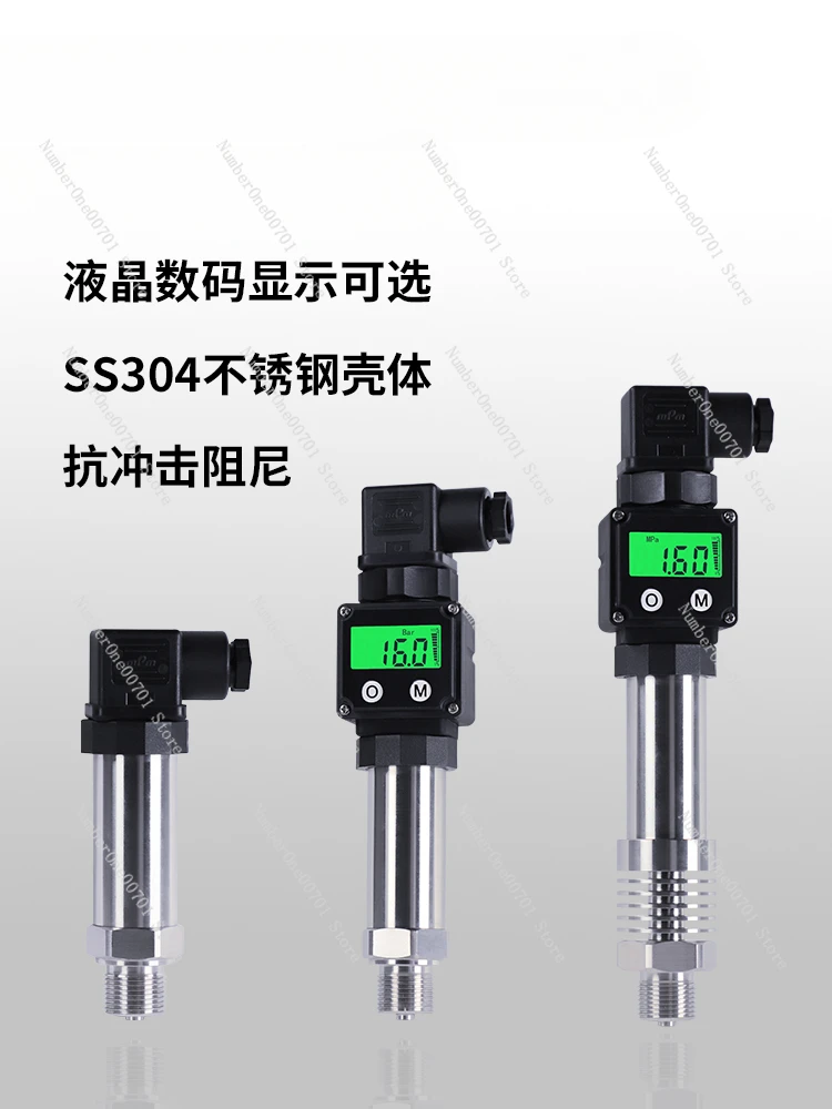 Pressure Transmitter with Digital Display Small Vacuum High Temperature Hydraulic Pressure Sensor