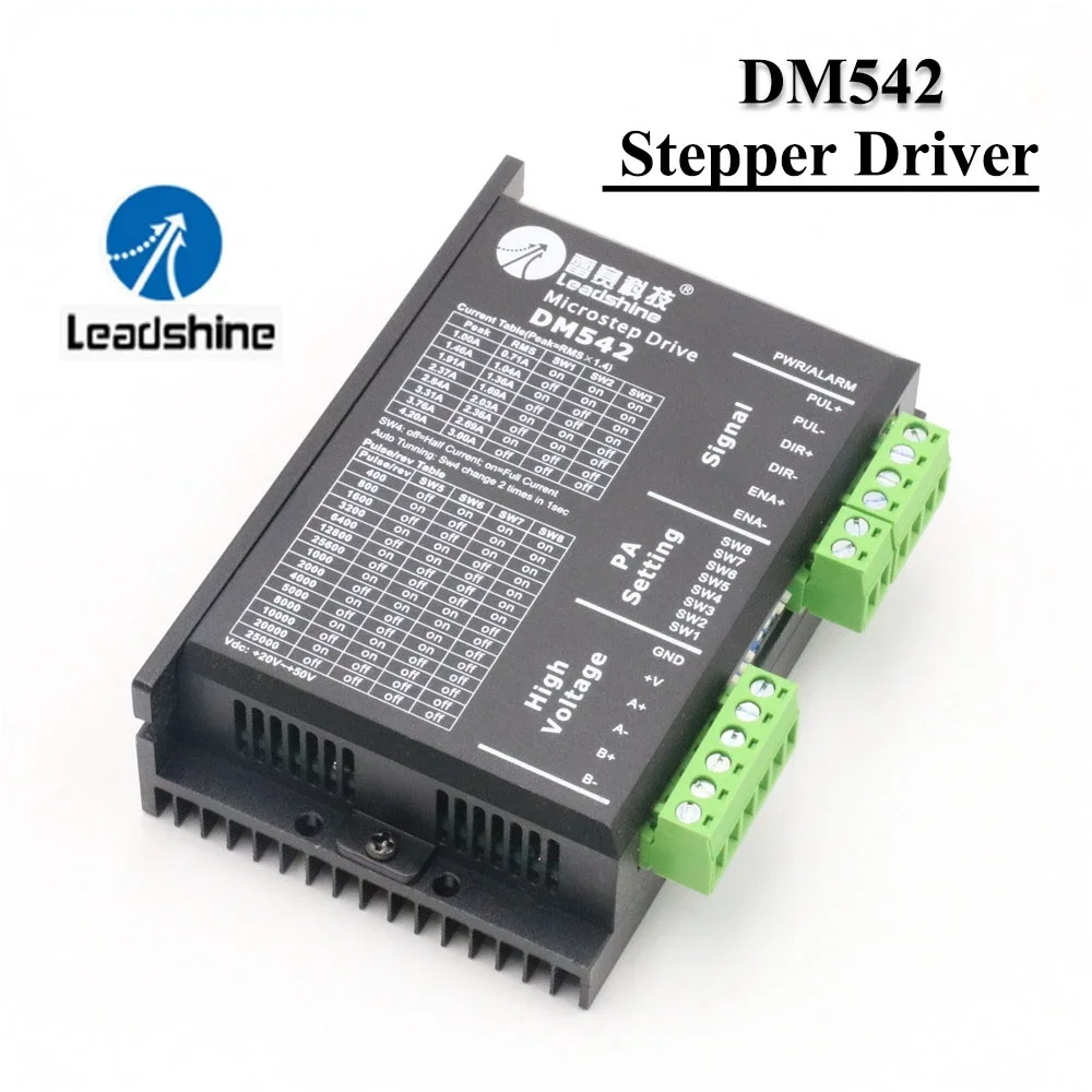 HAOJIAYI Leadshine 2 Phase Analog Stepper Drive M542 DM542 for Driving 2-phase and 4-phase Hybrid Stepping Motors