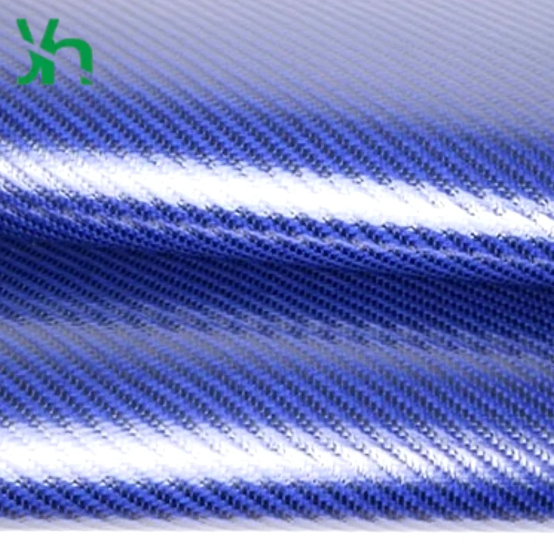 ألياف الكربون الهجينة باللون الأزرق والأسود مع نسيج جلدي 3k200g - مثالية لمشاريع DIY الراقية والتعديل التقني #2