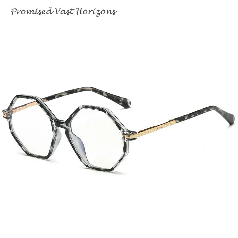 TR прозрачные синие розовые семисторонние детские очки с блокировкой синего света, модные подростковые очки для близорукости, оптовая продажа