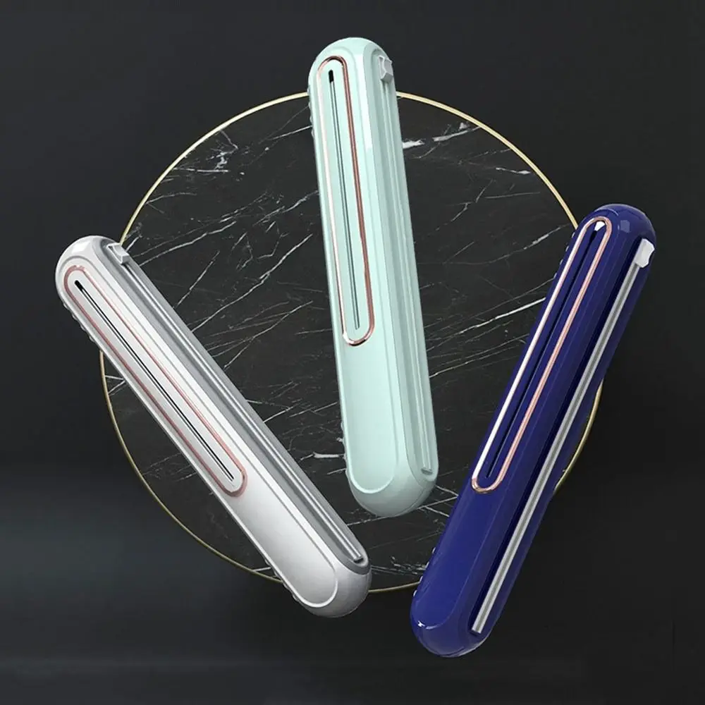 Magnetic Refillable Plastic Wrap Dispenser With Cutter, Tin Aluminum Foil Dispenser Cutter Kitchen Tool