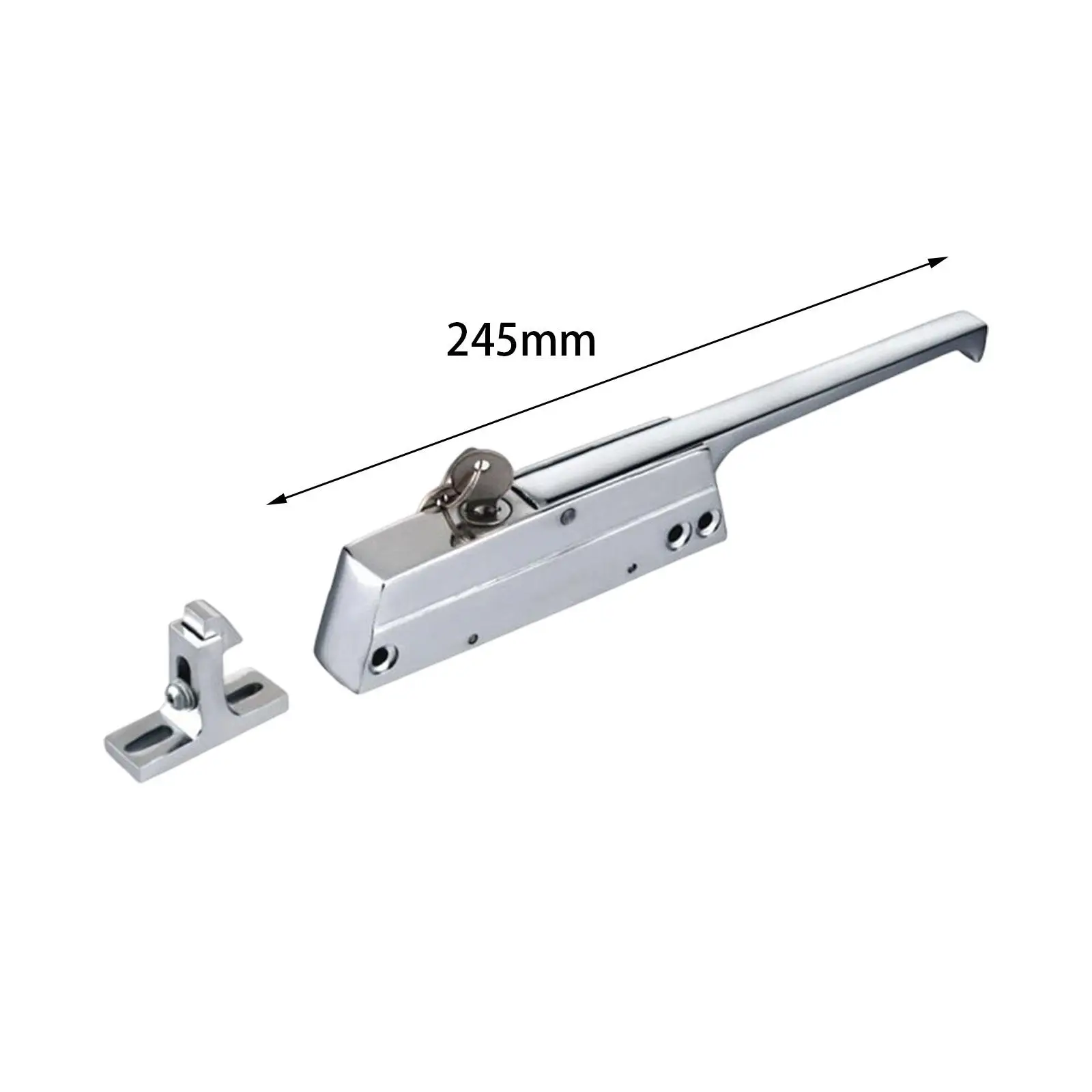 Cold Storage Door Lock Adjustable Cabinet Lock Industrial Equipment Universal for Container Vehicles Freezers Hotel