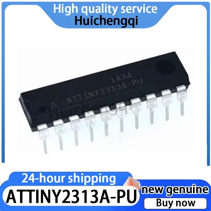 1PCS ATTINY2313A-PU Packaged DIP-20 Microcontroller Chip