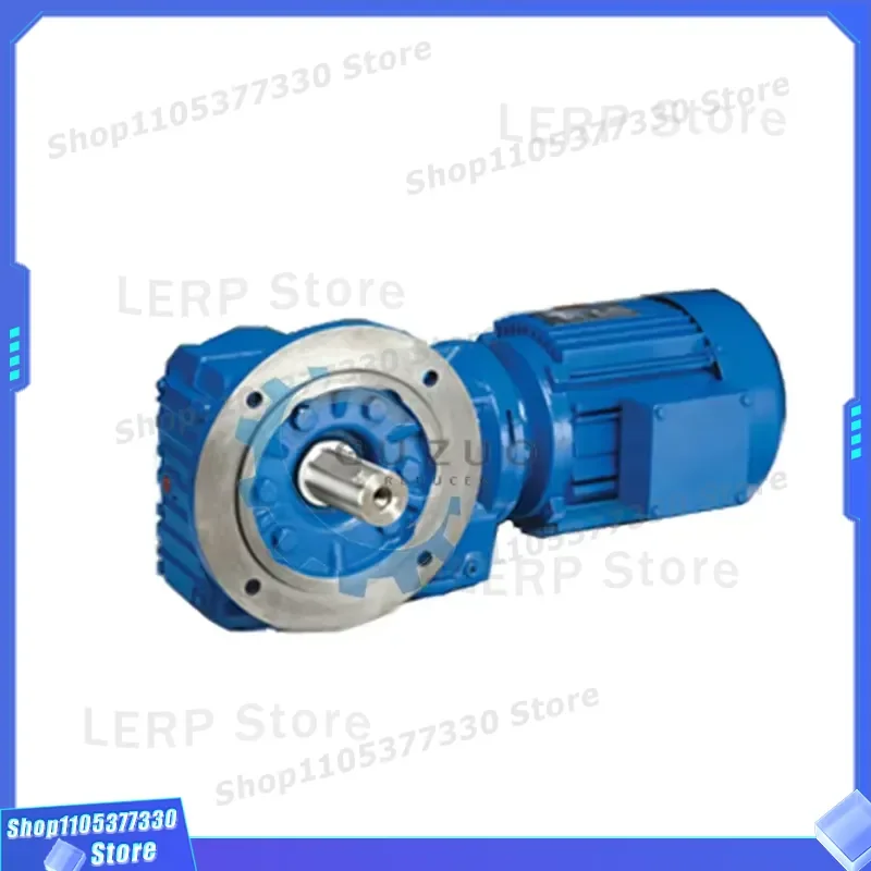 Guzuo S Series Spiral Worm Gearbox Right Angle Drive Geared Motor Reducer High Quality Electric Speed Reducer for Industrial