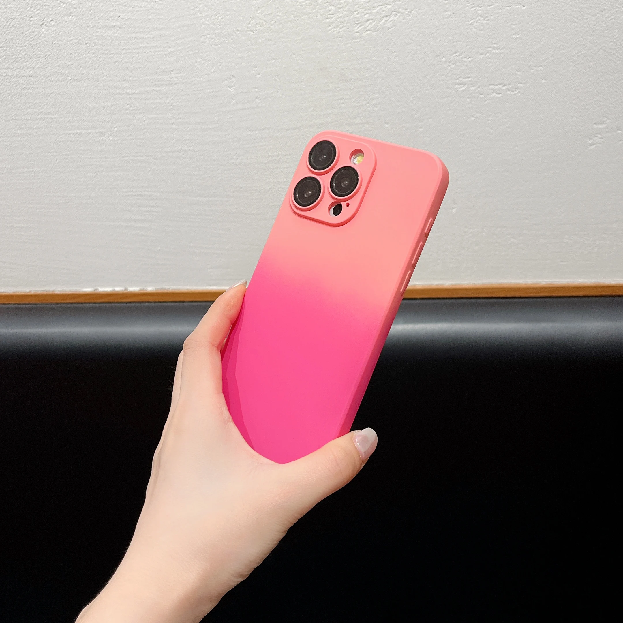 Luxury Gradient TPU Silicon Funda Case For iPhone 16 15 Pro Max Cases 14 11 12 13 Fundas Para Soft Back Cover