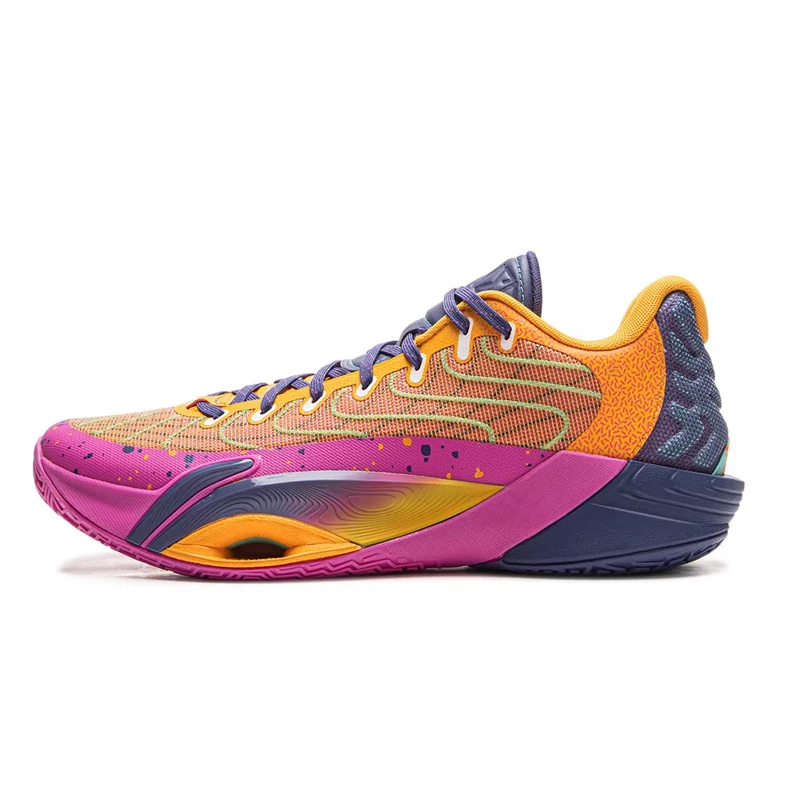 LI NING KONGXI12 jungle POP Basketball shoes low cut men's shoes 2025 new lightweight round toe sports shoes