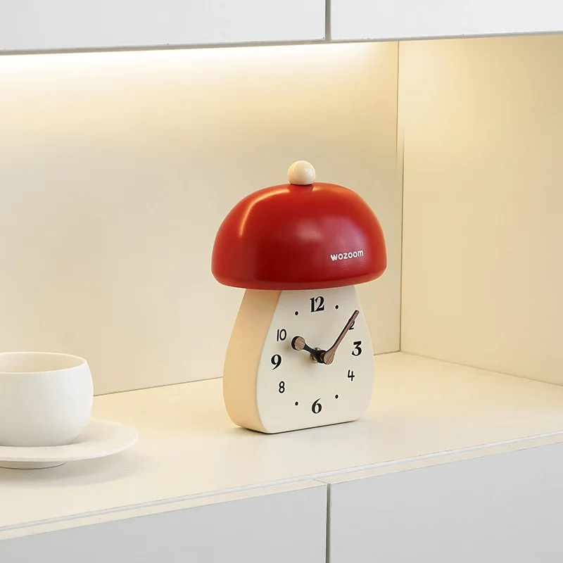 

Zml clock sitting entrance living room creative casual clock desktop ornaments decoration