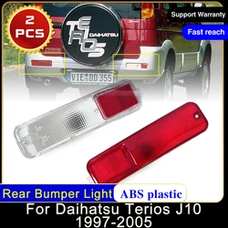 For Toyota Daihatsu Terios Cami J10 1997~2005 Rear Bumper Fog Tail Warning Light Red Lens Brake Stop Turn Signal Lamp Accessorie