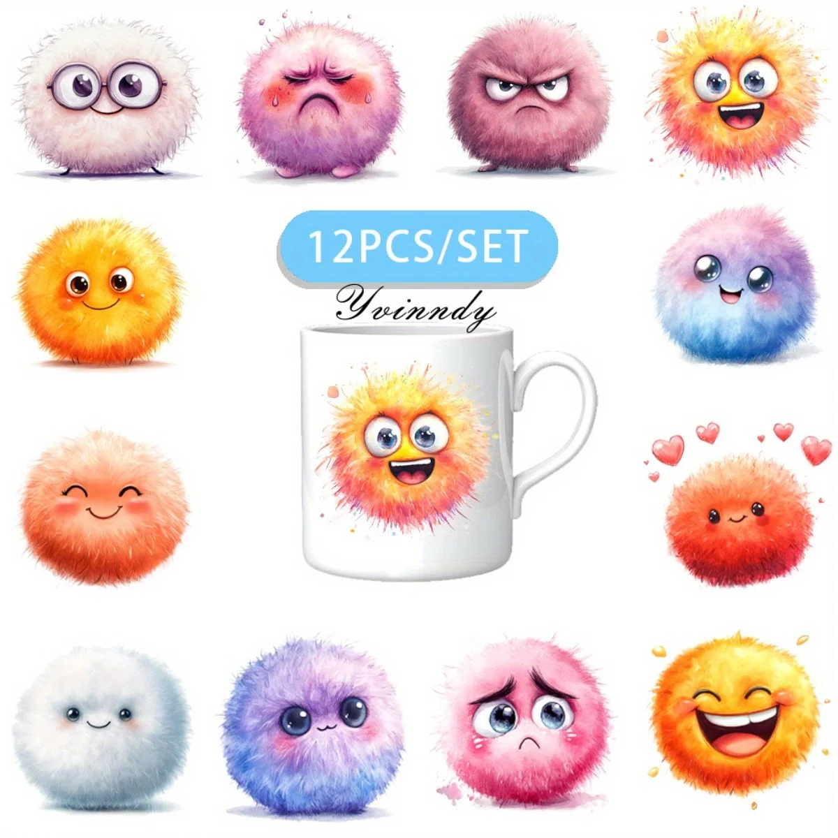 12PCS/SET Funny Plu…