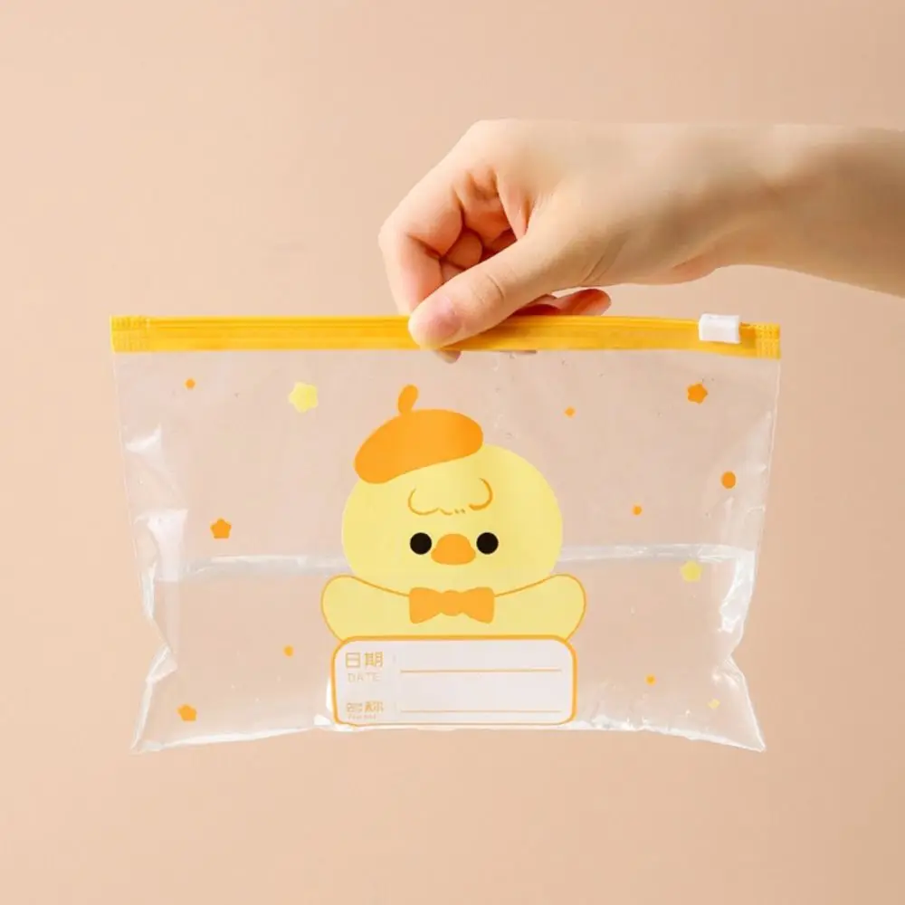 10PCS Cartoon Multi-size Storage Bag Portable Baby Clothes Storage Classified Sealed Bag Classified Baby Cloth/Diaper Pouch Home