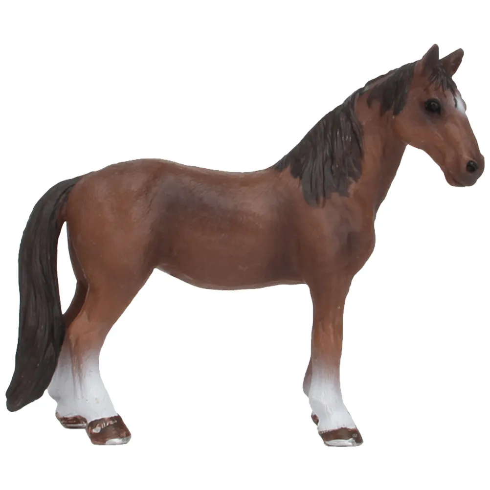 

Horse Ornament Beautifully Painted Development Skills Childrens Teaching Aids Small Design Easy Storage Horse Model
