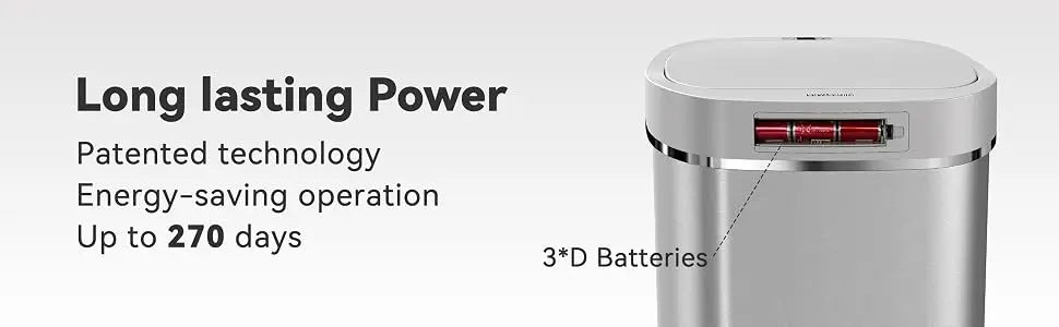 Battery Powered By 3 D batteries long lasting power