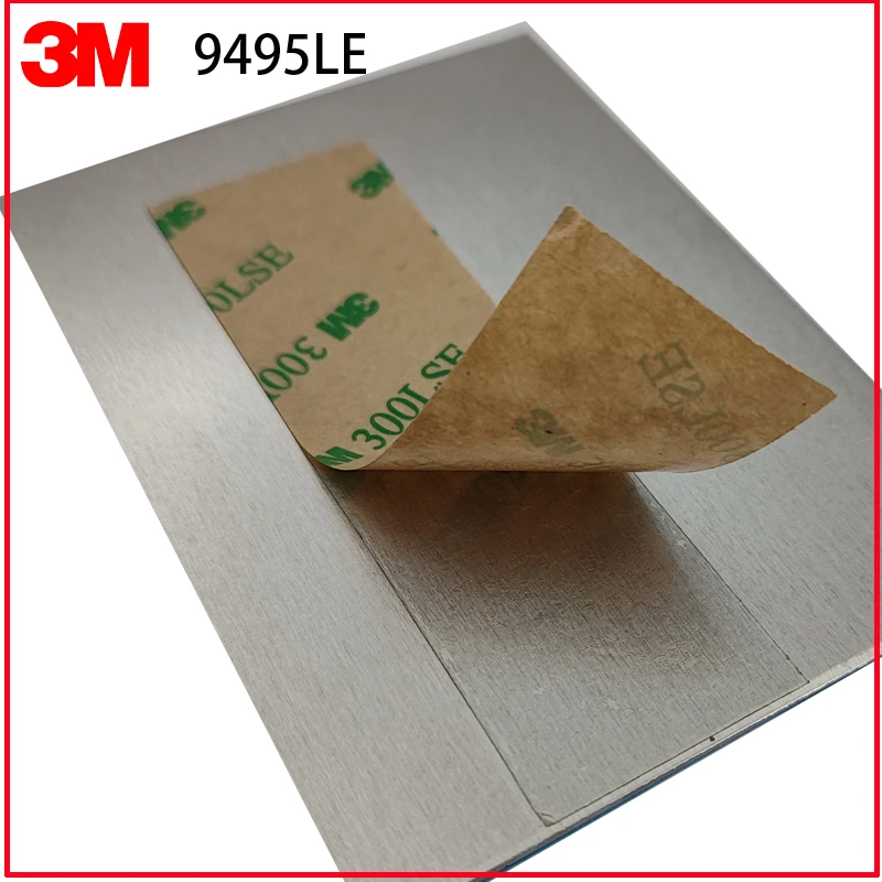 5pcs (70mmx98mm) 3M 9495LE Two Face Sticky Adhesive Sticker for EVA Foam, Nameplate, Strong Bonding