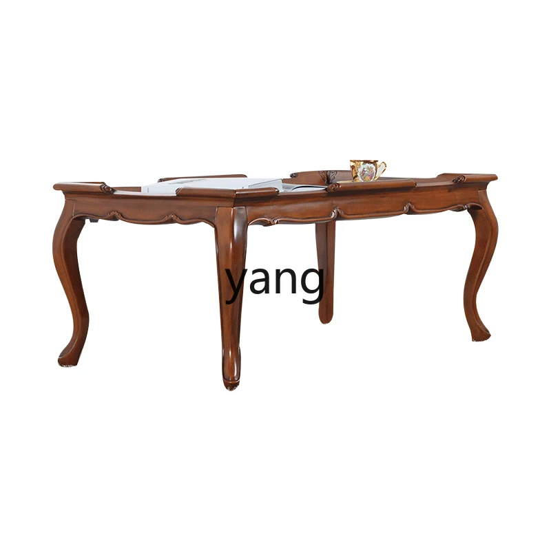 

Grancabo Peach Blossom LMM Solid Wood Tea Table European-Style Small Apartment Tea Table