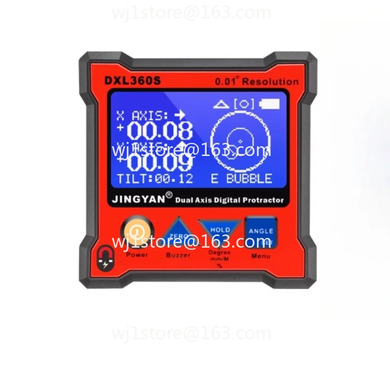 DXL360S Two-axis Electronic Level High Precision Horizontal Rotation Angle Digital Display Inclinometer Gyroscope
