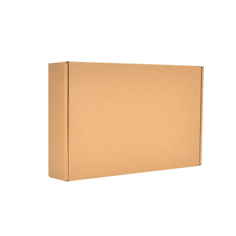 10 golfkartonnen envelopdozen, kartonnen verzenddozen, verzenddozen, kraftpapier verpakkingsdozen, aanpasbare logo's - afbeelding 2