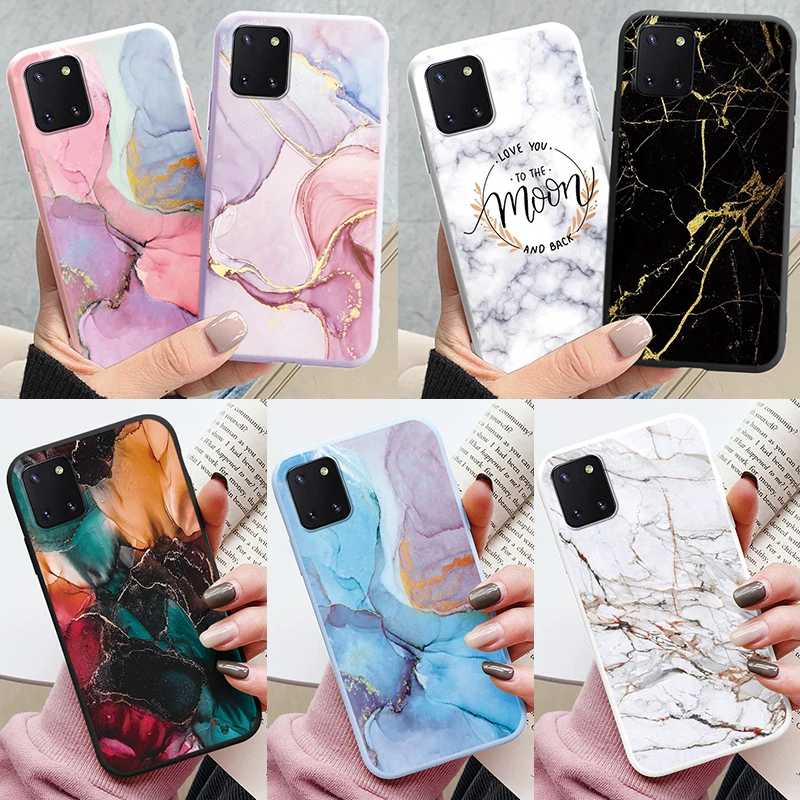 

Marble Pattern Phone Case For Samsung Galaxy Note 10 Lite Protective Cover Case Soft Funda For Samsung Note 10 Note10 Lite Coque