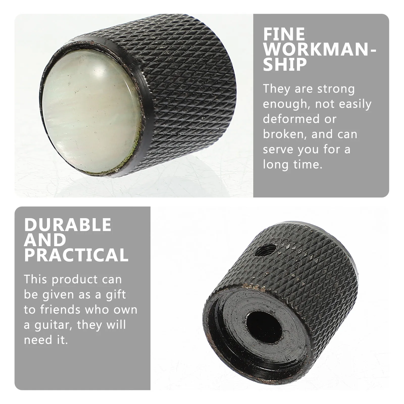 

4 set 4 Sets Accessories Metal Audio Rotary Knob Audio Rotary Volume Knobs Durable Parts For Guitars Guitar Knobs Bass