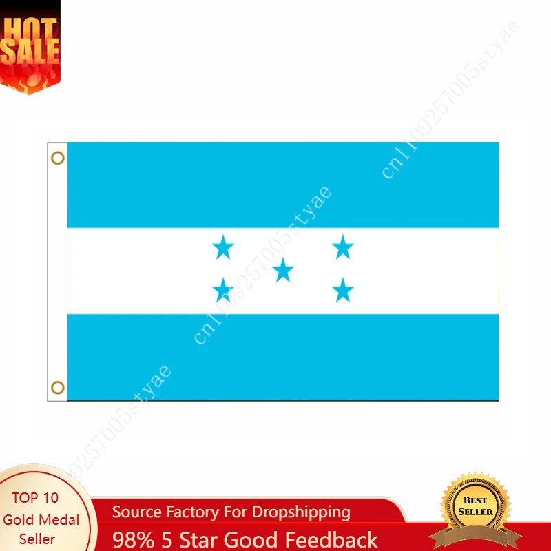 

Honduras Flag Honduras National Flags Wall decoration Sign Banner Poster For Outdoor indoor 90x150cm The Republic of Honduras N