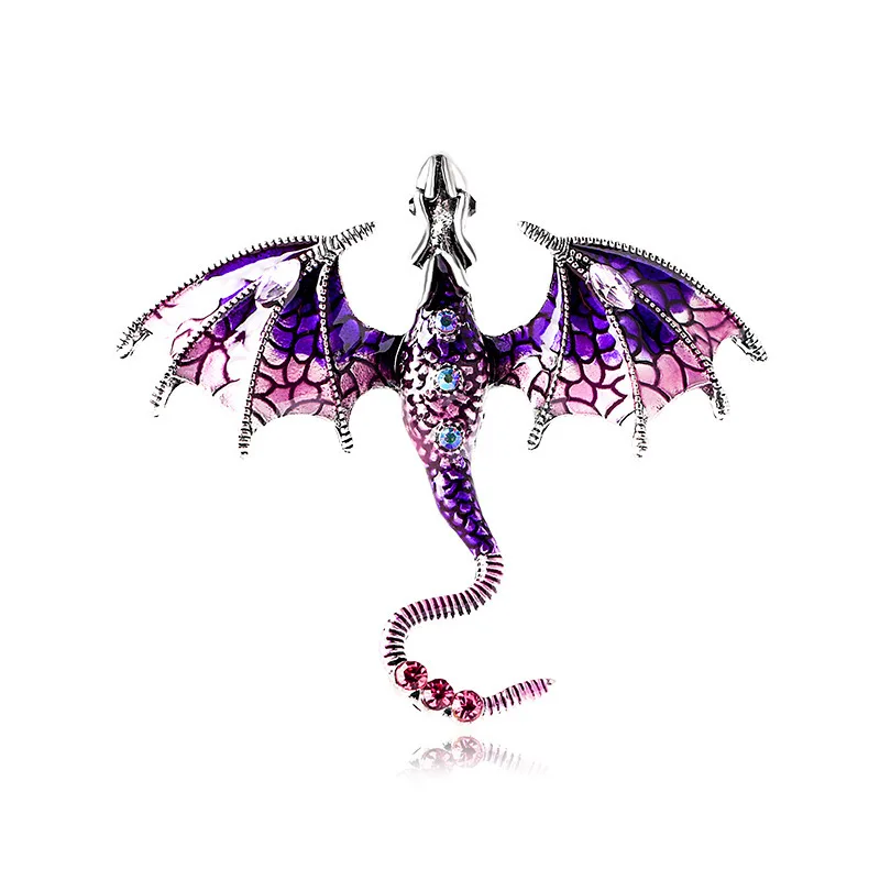 Dragon Enamel Pin, Creative Cartoon Design