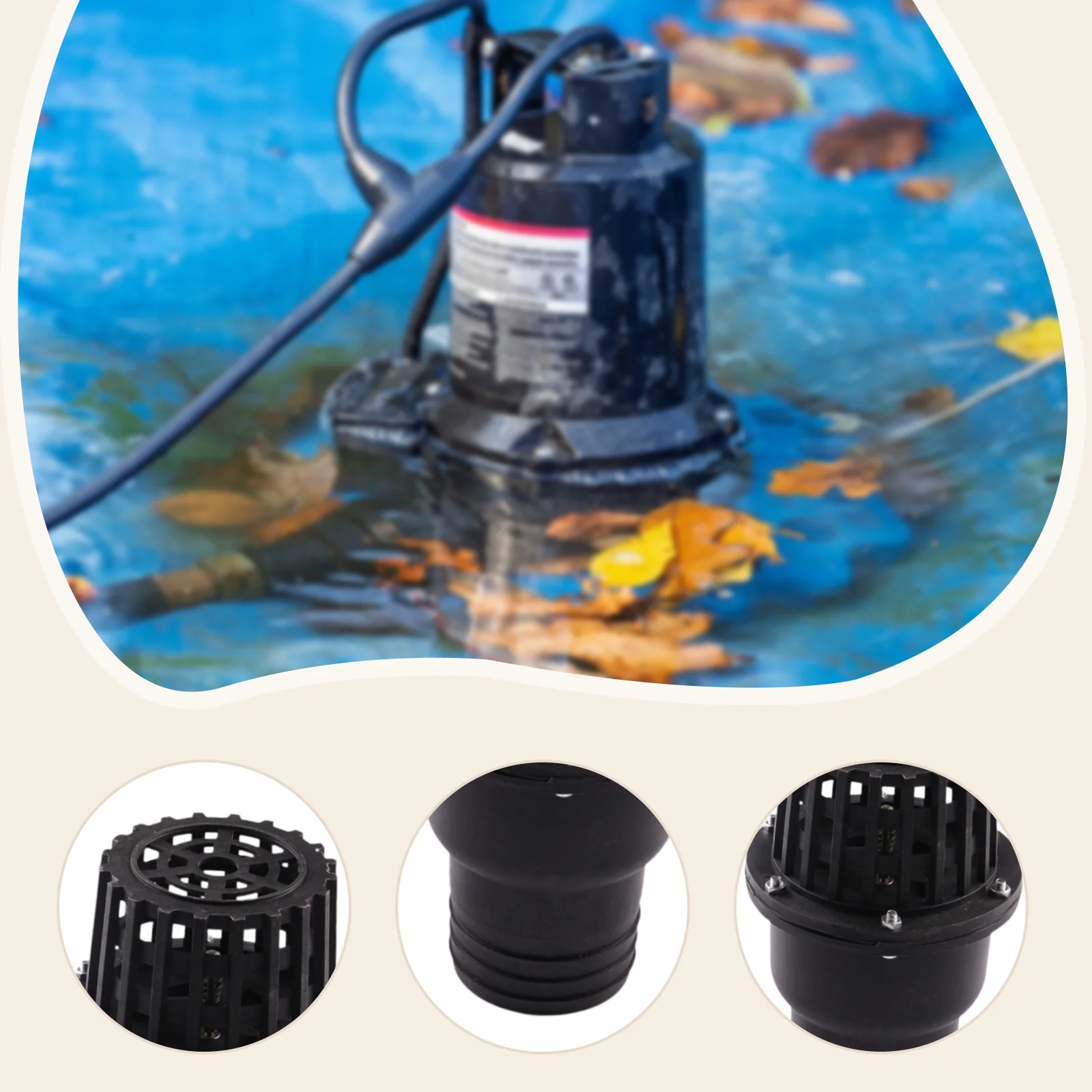 

3 Inch Water Pump Foot Bottom Check Valve for Fluid Suction Line Industrial and Garden Applications