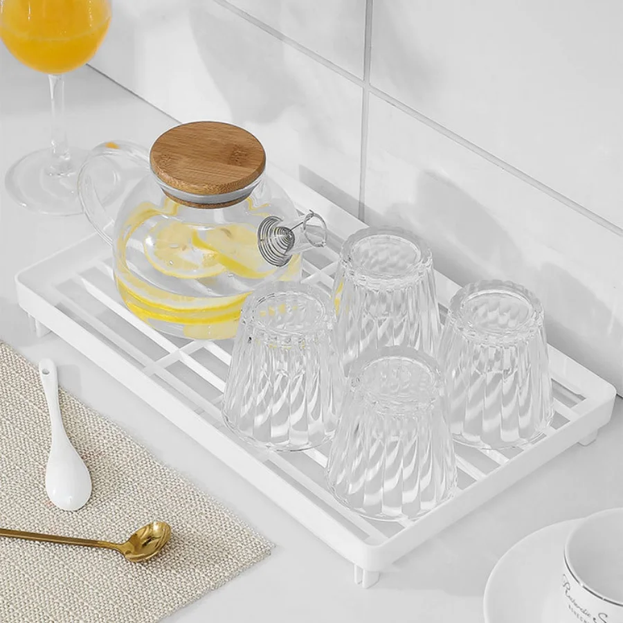 1PC Foldable storage rack elevated kitchen storage rack desktop storage rack bathroom drainage rack
