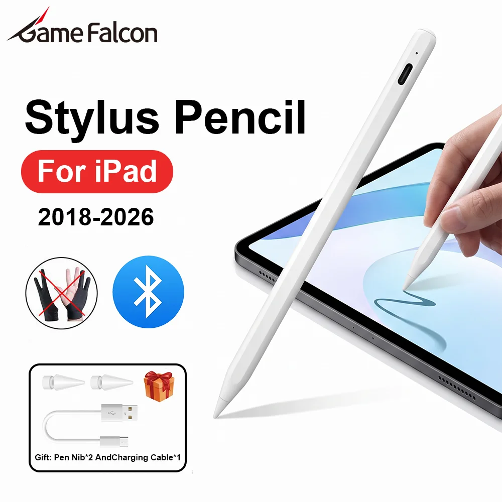 For Apple Pencil For iPad Air 11 M2 M3 M4 A16 11th Stylus Pen Pro 12.9 13 M5 Air 6 5 4 10th 9 Generation Mini 7 10.2 Accessories